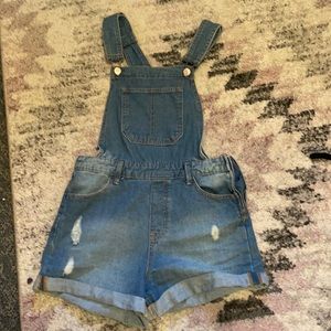 Forever 21 Overall Shorts, size XS